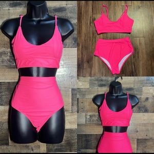 🟣Shein Hot Pink Bikini